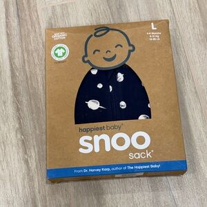 Happiest Baby Snoo Sack - Navy with White Dots